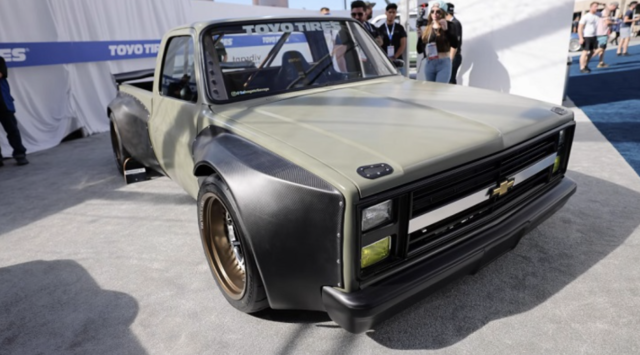 Twin Tesla Swapped Square body chevy pickup kaizen motoring