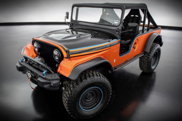 Jeep CJ Surge electric concept front view
