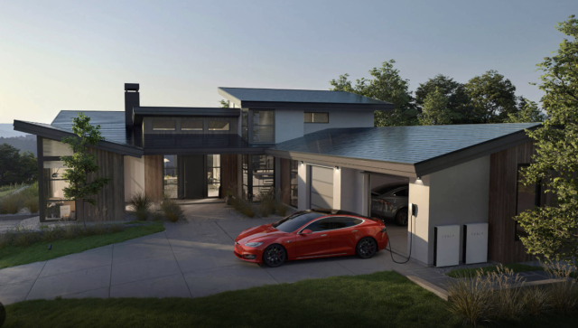 Tesla solar roof installed