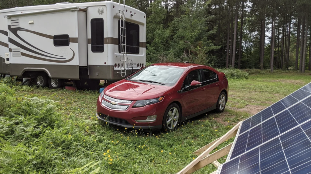 Charge your electric car with your RV or Travel Trailer - What you need