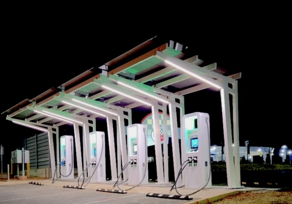 Charging infrastructure affects charging speed